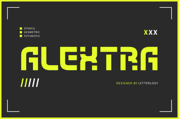Alextra: A Futuristic Font for Business Branding