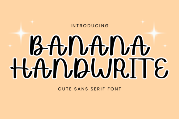 Banana Handwrite: A Bold Handwritten Font for Web Projects