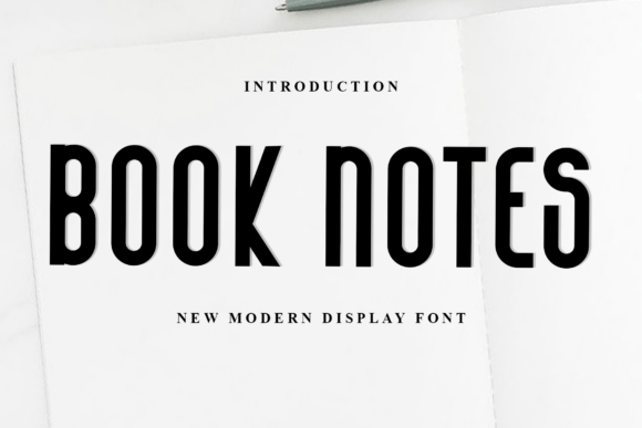 Book Notes: A Festive Display Font for Editorial Design