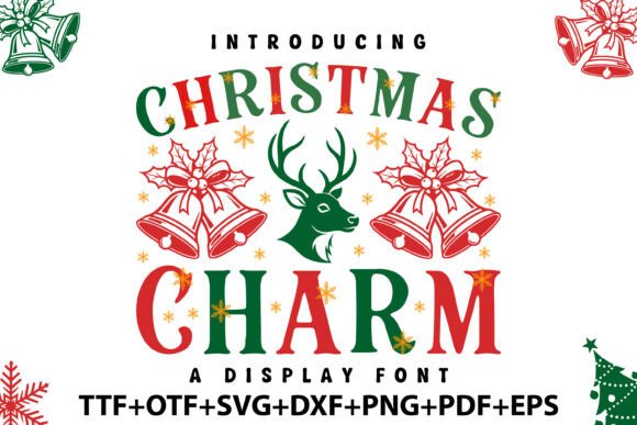 Christmas Charm Font for Branding