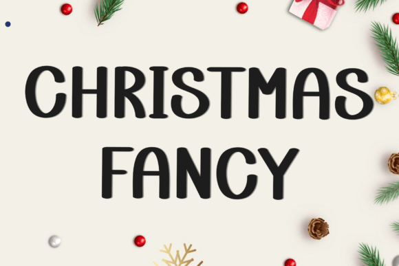 Christmas Fancy Font Review: A Festive Display Typeface for Handmade Holiday Designs
