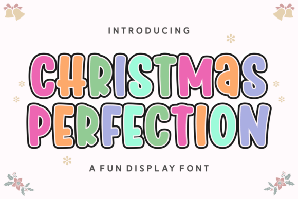Christmas Perfection: A Graceful Display Font for Small Business Branding
