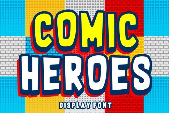 Comic Heroes Font for Creative Projects