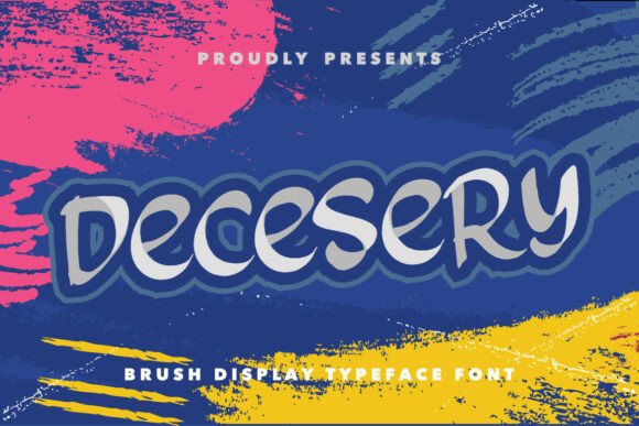 Decesery: Bold Brush Font for Creative Campaigns