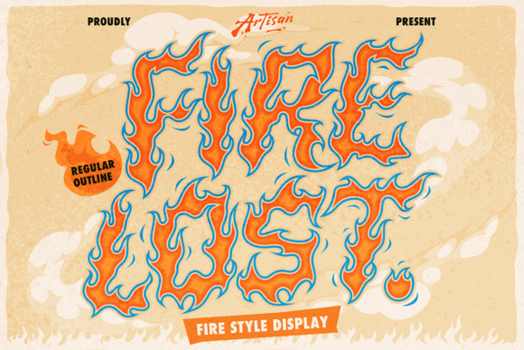 Firelost Display Font for Bold Branding