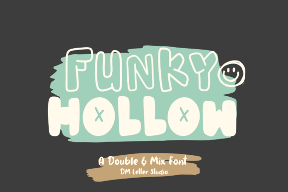 Funky Hollow Font for Bold Branding