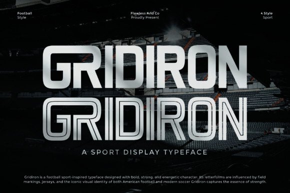 Gridiron Font for Bold Branding