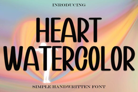 Heart Watercolor Font