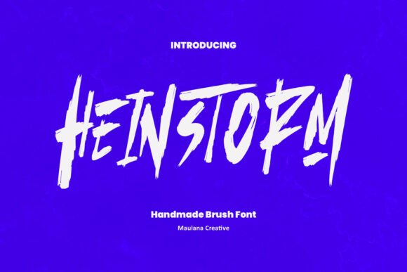 Heinstorm Font for Bold Design
