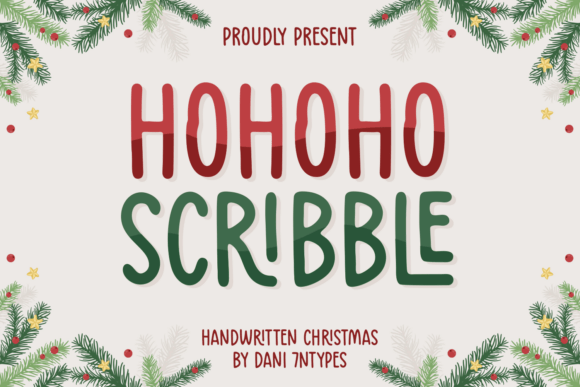 Hohoho Scribble Handwritten Font for Small Business Branding