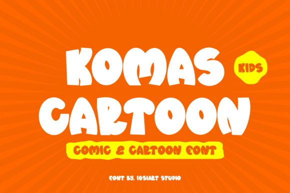 Komas Cartoon Font for Bold Branding