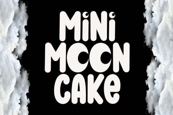 Mini Moon Cake Display Font for Memorable Small Business Branding