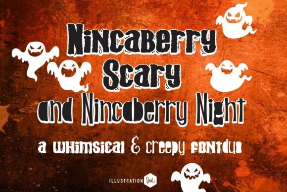 Nincaberry Scary Duo for Halloween Campaign Design