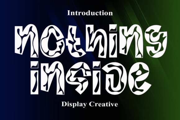 Nothing Inside Font Review