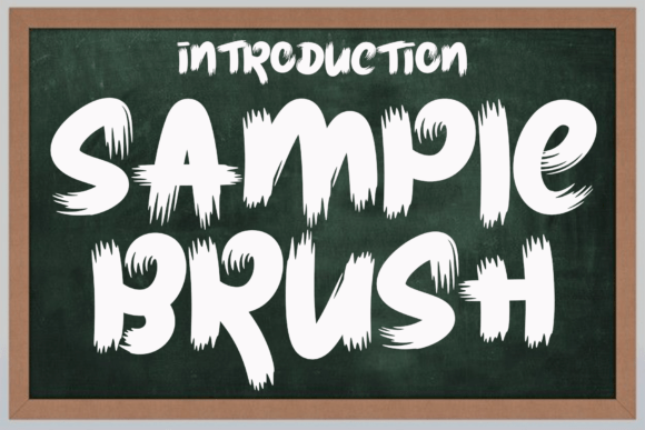 Sample Brush Font