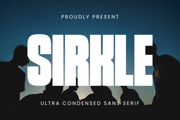 Sirkle Font for Creative Web Design