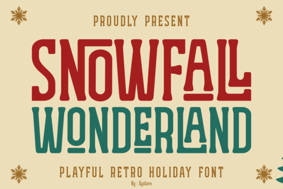 Snowfall Wonderland Font Review