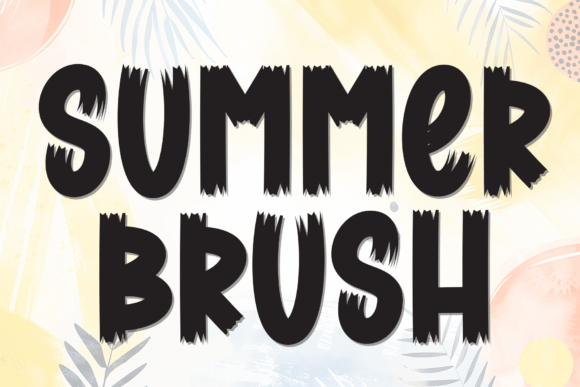 Summer Brush Font for Bold Campaigns