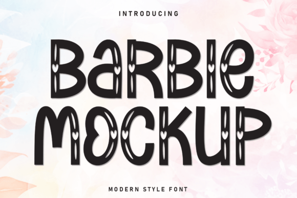 Using Barbie Mockup Handwritten Font for Campaign Visuals
