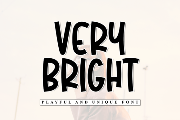 Very Bright Font for Business Branding