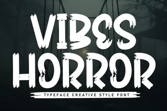 Vibes Horror Font for Creative Projects