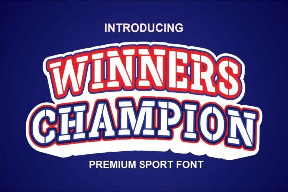 Winners Champion: A Display Typeface for Editorial Impact